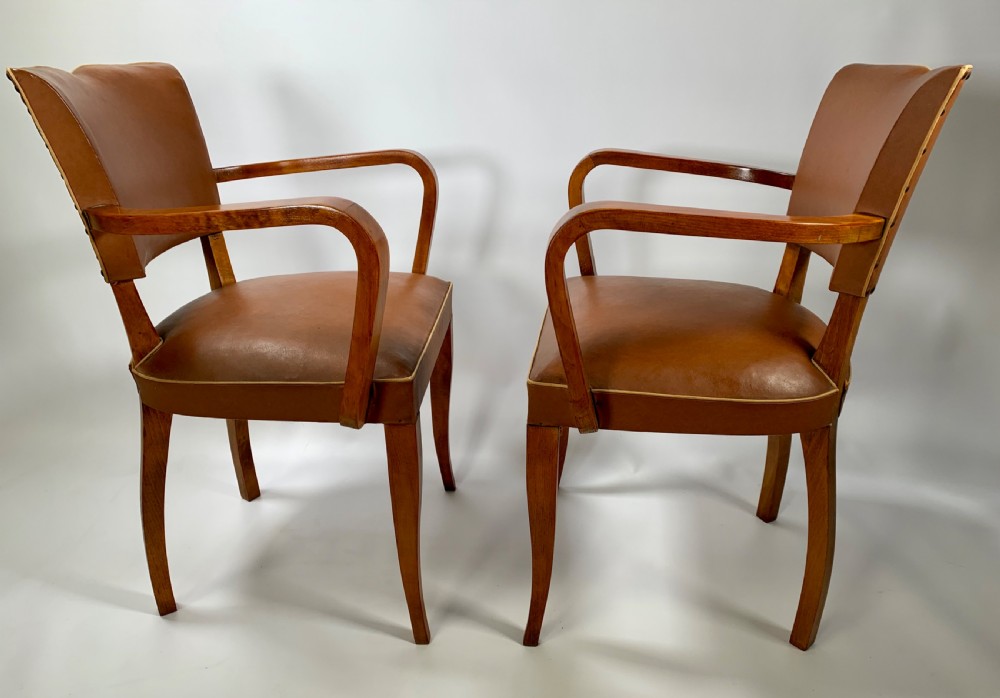 A Pair of French Art Deco Bridge Chairs View IV