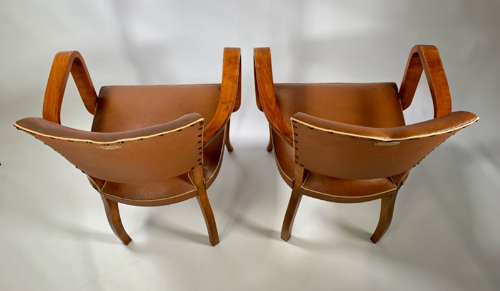 A Pair of French Art Deco Bridge Chairs View VI