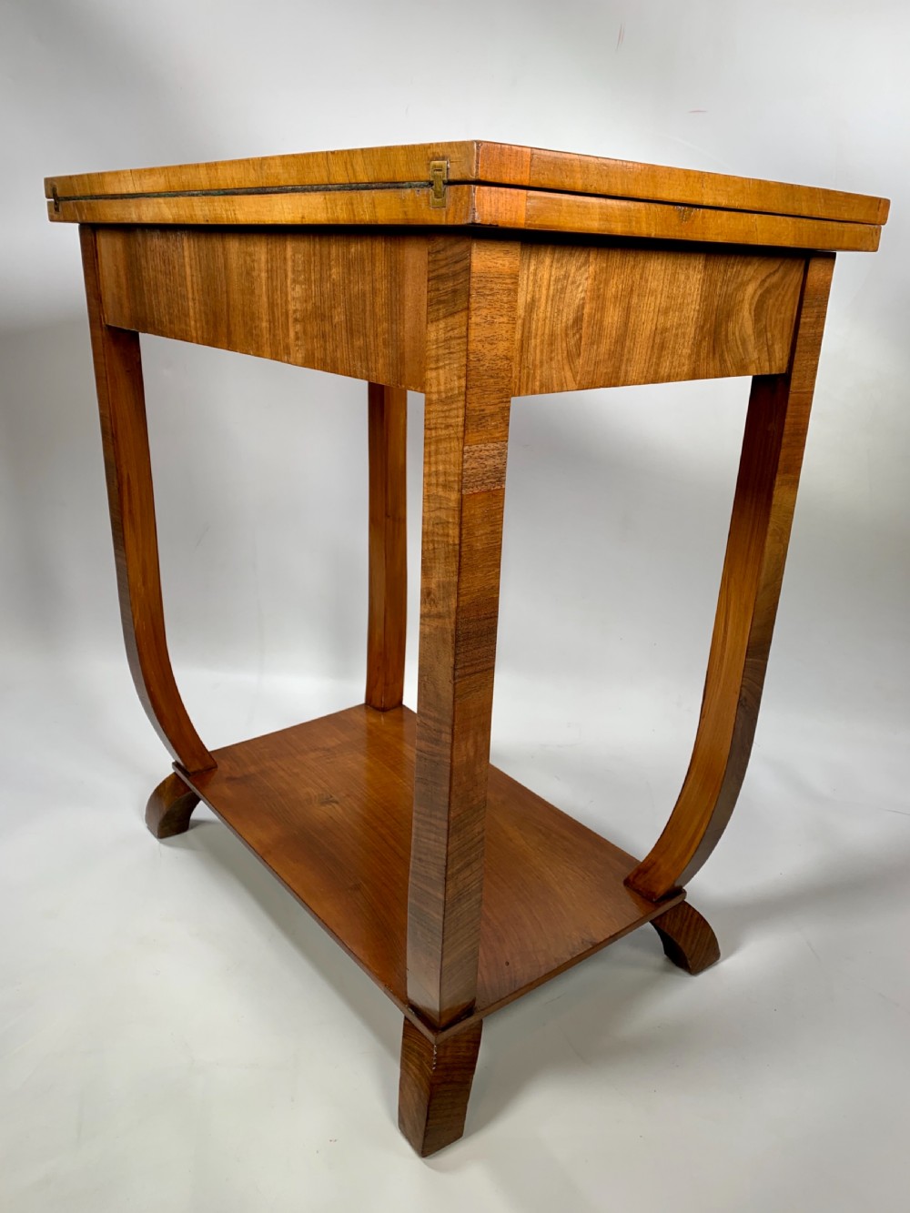 Art Deco Walnut Card Table