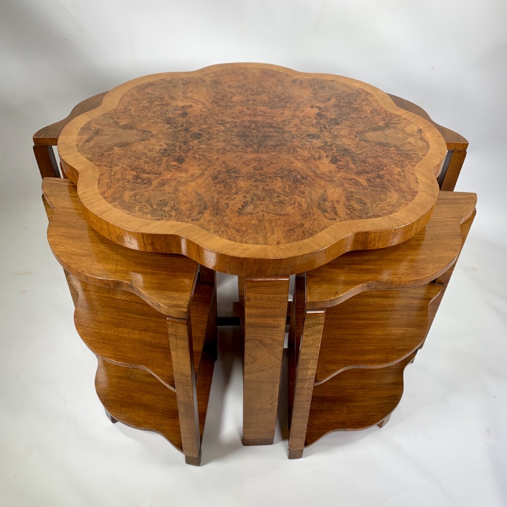 Art Deco Nest of Five Tables by Harry and Lou Epstein View XI