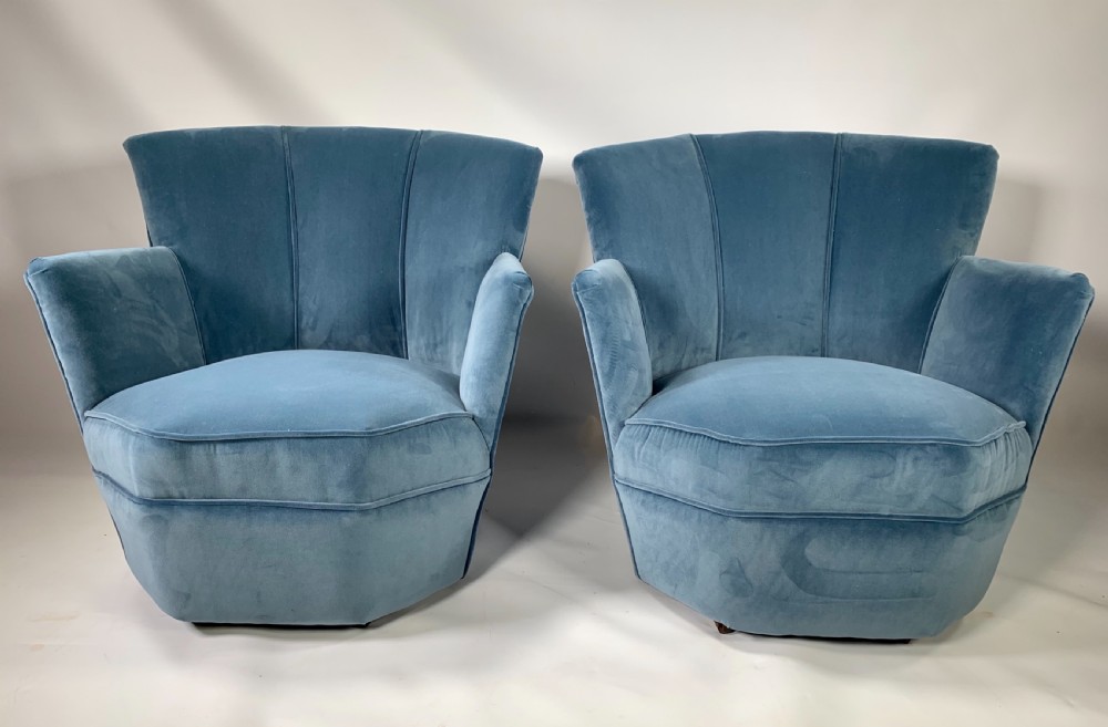 A Pair of Art Deco Cocktail Chairs