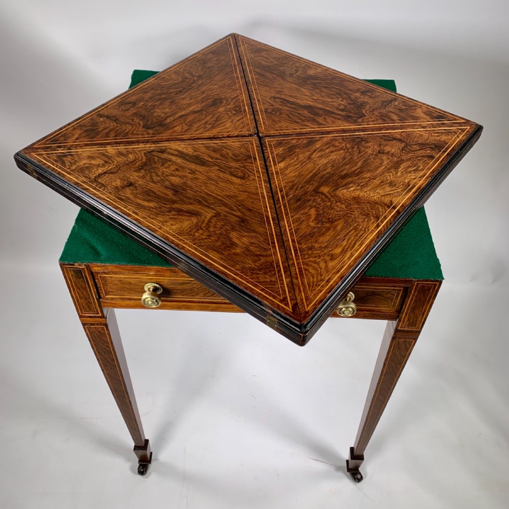 Edwardian Card Table