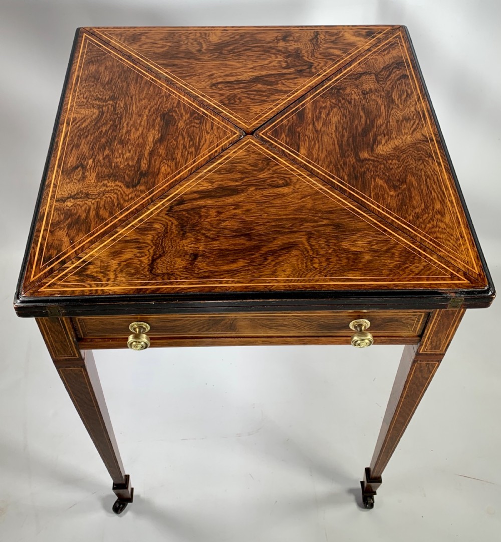 Edwardian Card Table View III