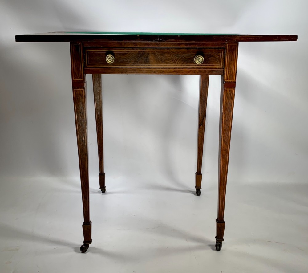 Edwardian Card Table View IV