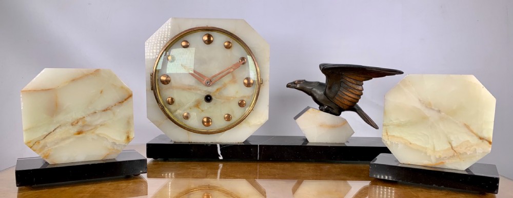Art Deco French Clock by Balleste