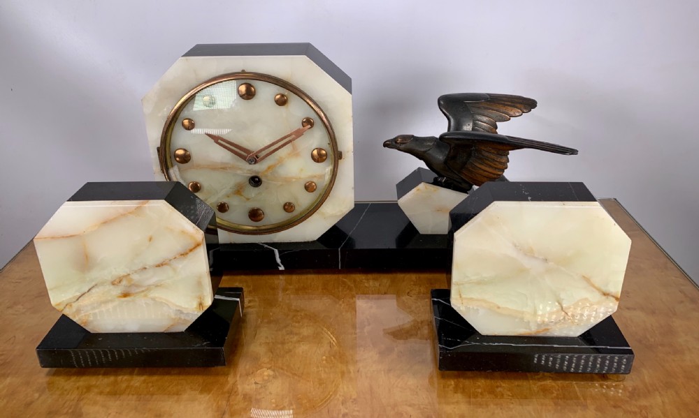 Art Deco French Clock by Balleste View III