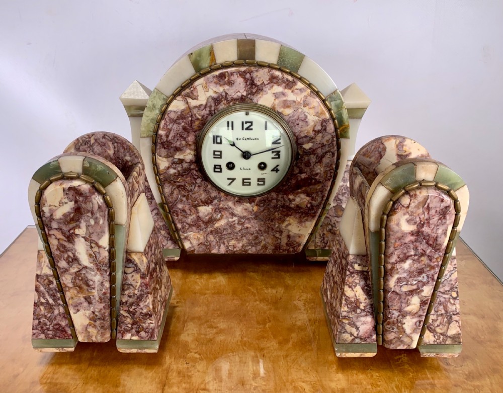 Art Deco Clock View XII