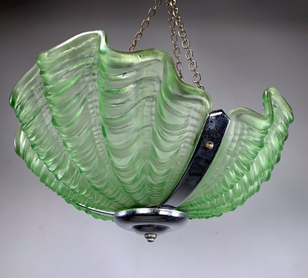Art Deco Shell Light View II