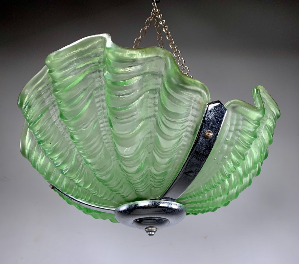 Art Deco Shell Light View VIII
