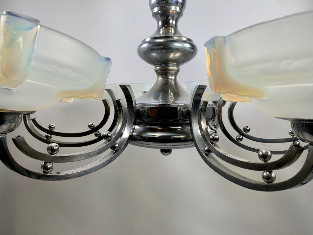 Art Deco Chandelier  View IX