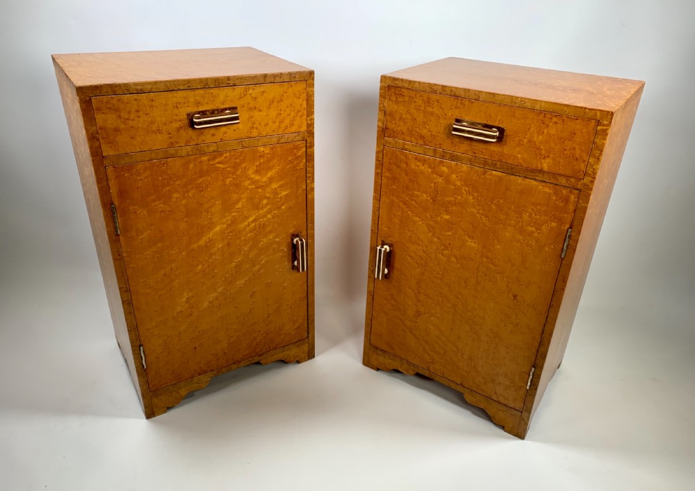 A pair of Art Deco Bedside Cabinets  View III