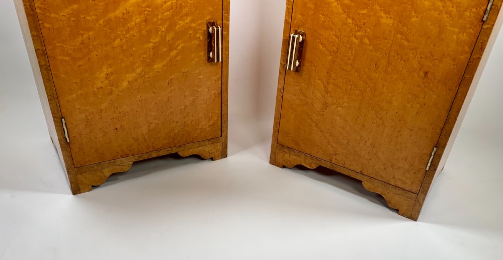 A pair of Art Deco Bedside Cabinets  View IV