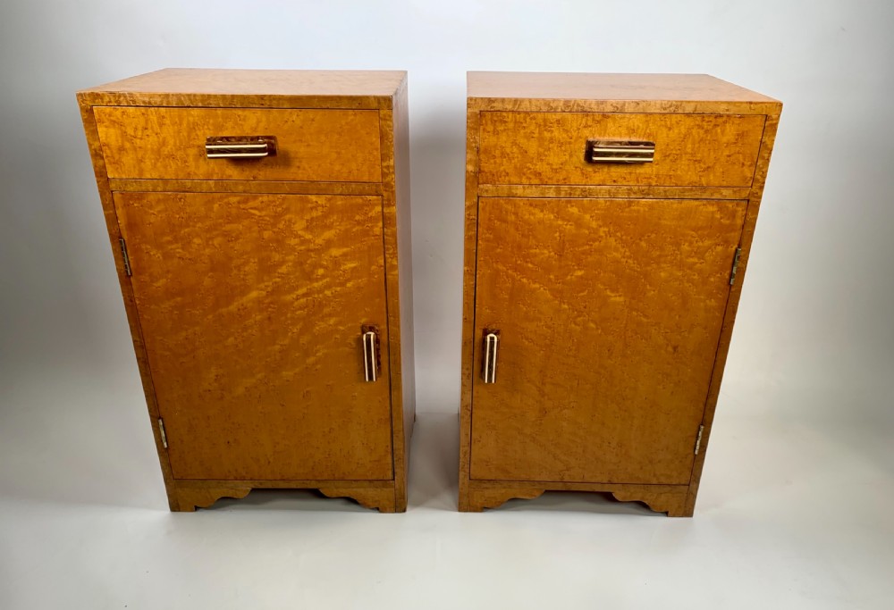 A pair of Art Deco Bedside Cabinets  View VI