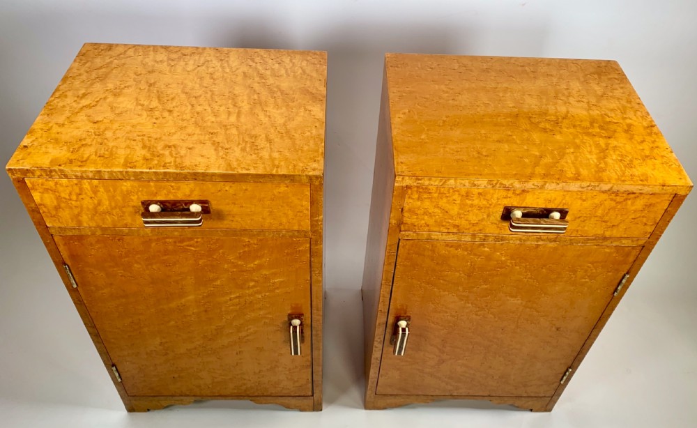 A pair of Art Deco Bedside Cabinets  View VII
