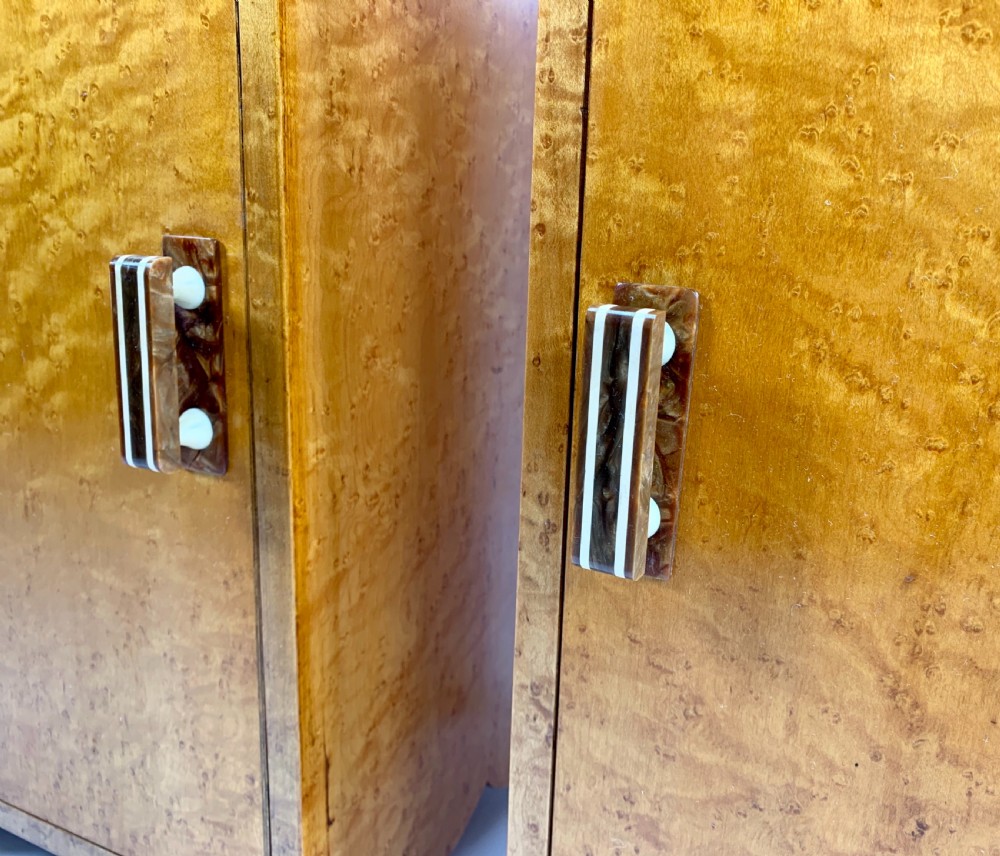A pair of Art Deco Bedside Cabinets  View VIII