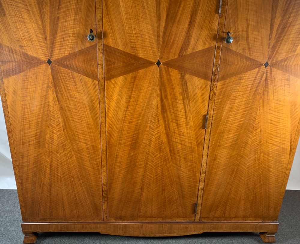 Art Deco Triple Wardrobe  View III