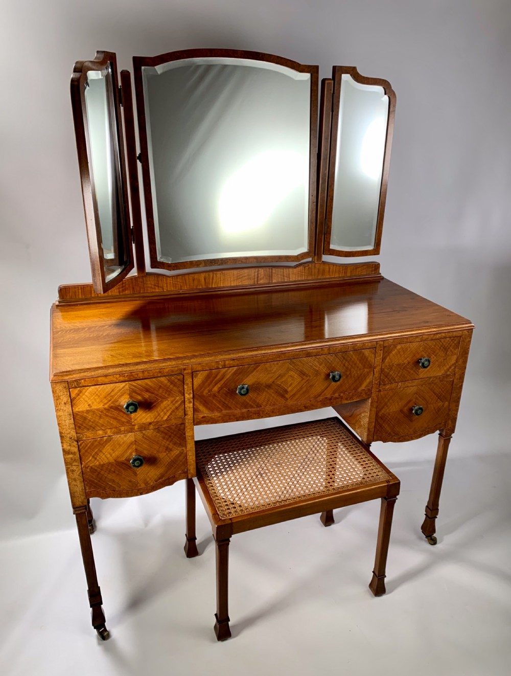 Art Deco Dressing Table and Stool View II