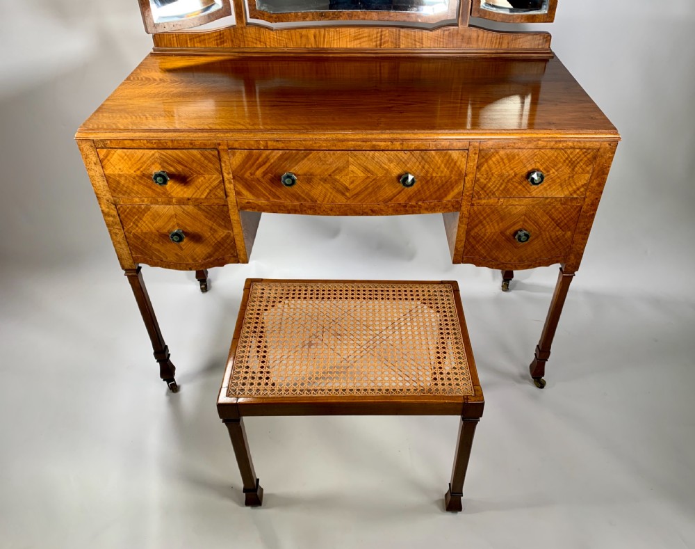 Art Deco Dressing Table and Stool View III