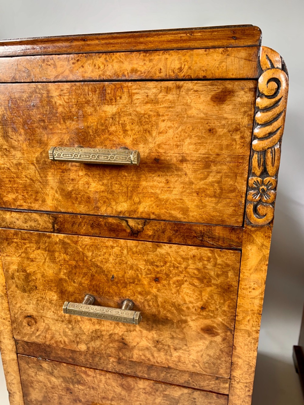 Art Deco Pair of Bedside Cabinets  View III