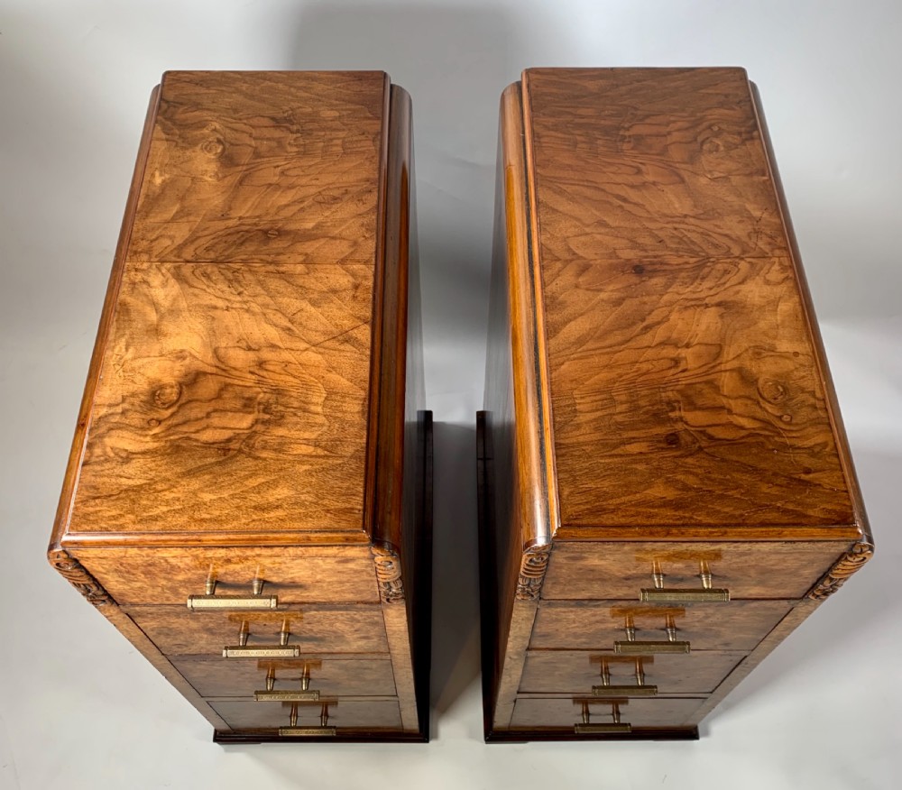Art Deco Pair of Bedside Cabinets  View VIII