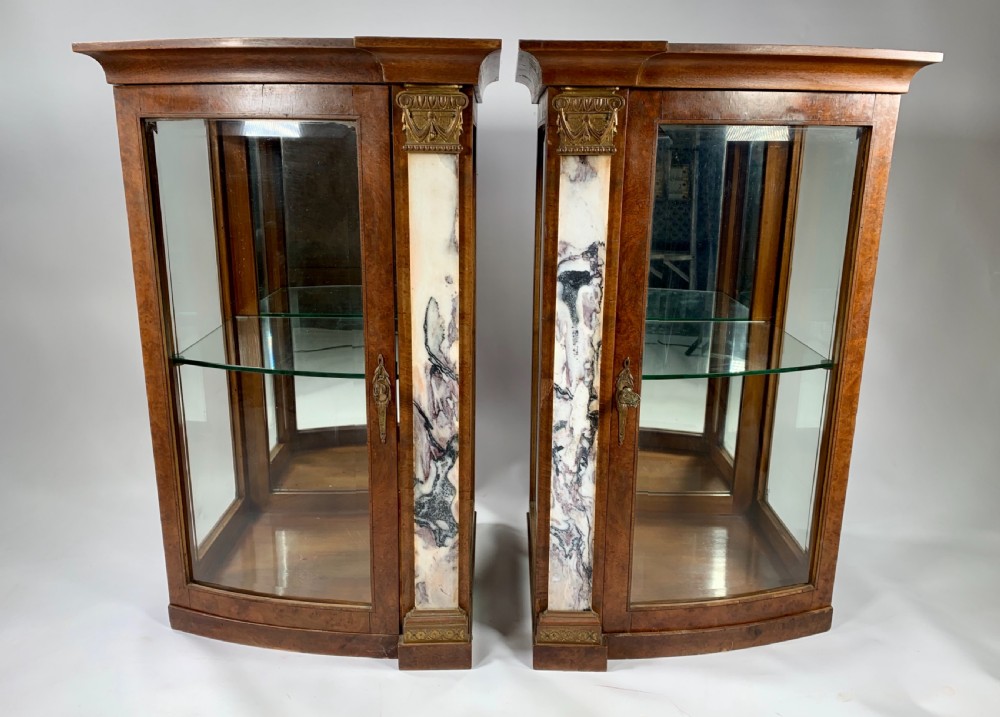 A Pair of French Display Cabinets
