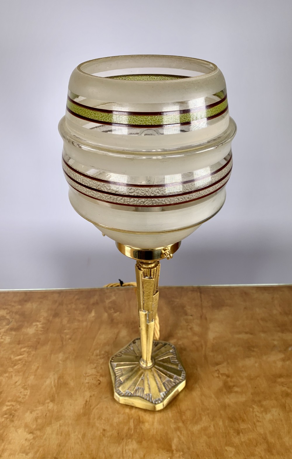 Art Deco French Lamp View II