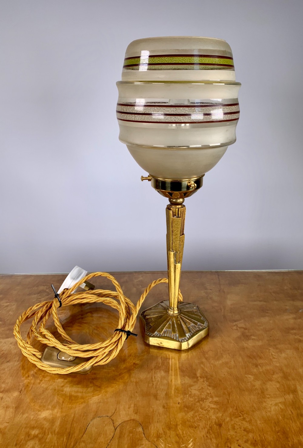 Art Deco French Lamp View III