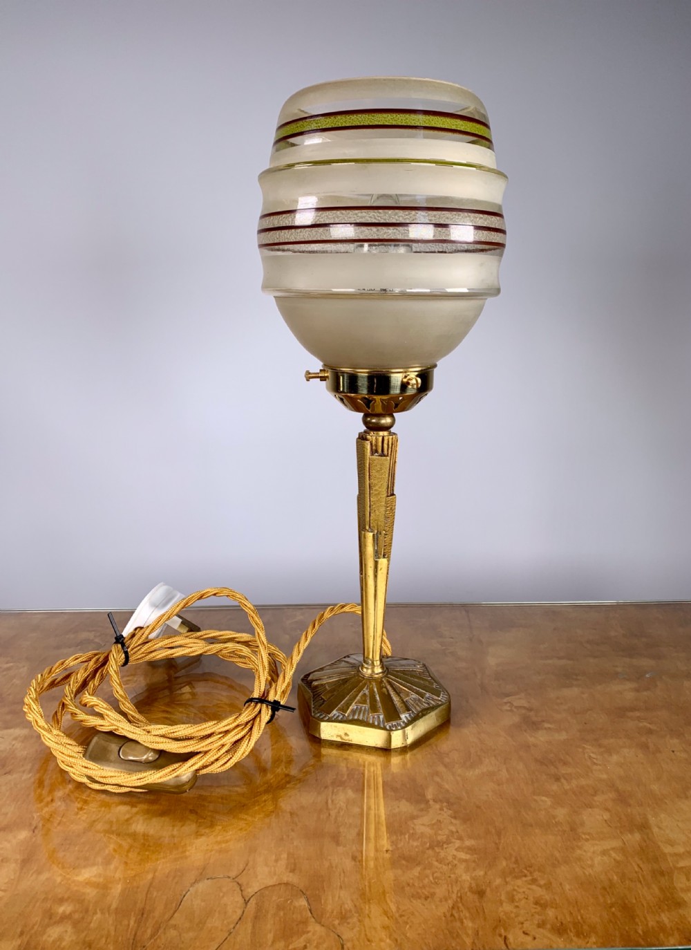 Art Deco French Lamp View IV