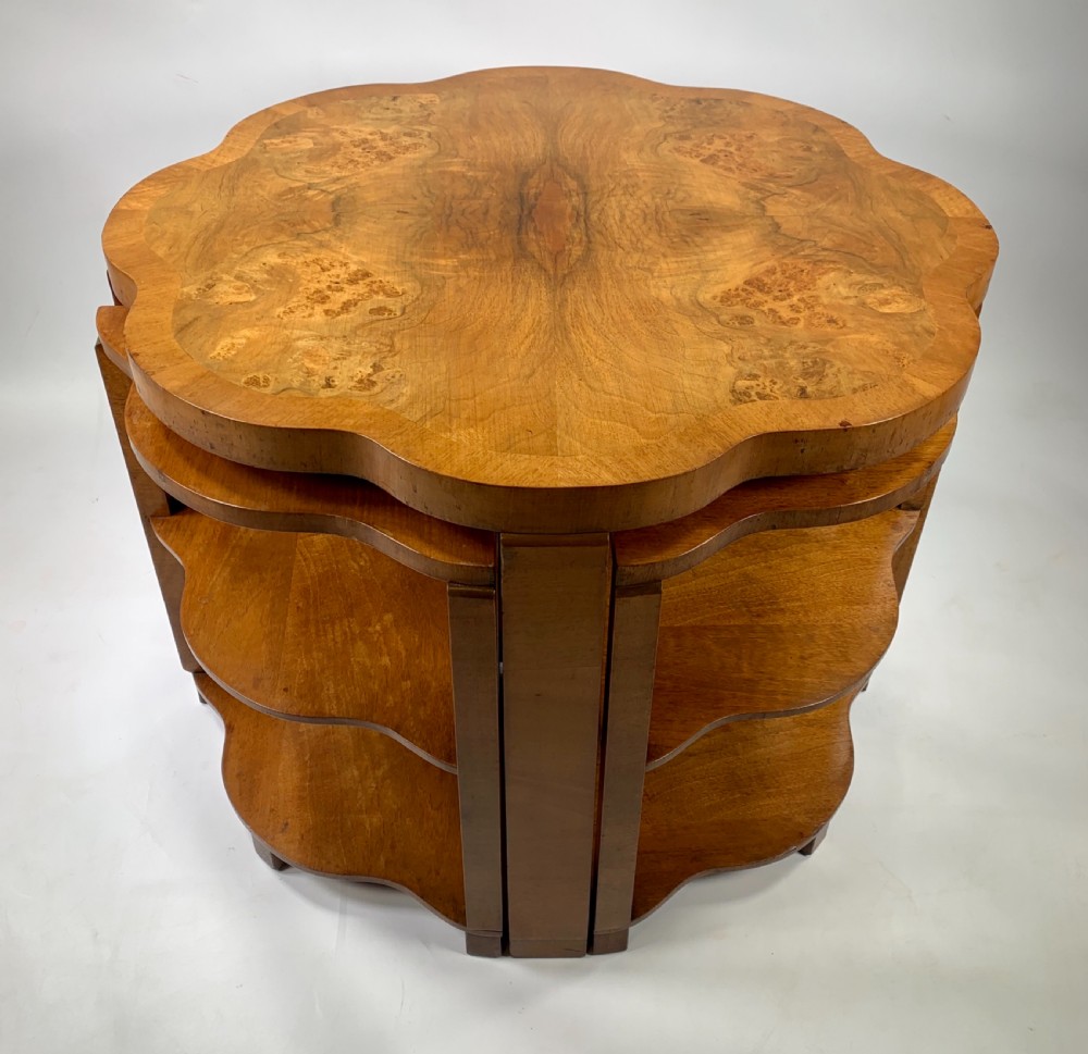 Nest of Five Art Deco Tables by Harry and Lou Epstein