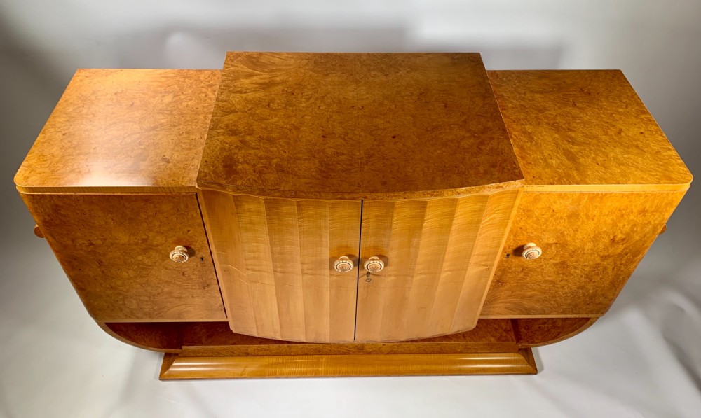 Art Deco Epstein Maple Sideboard View VI