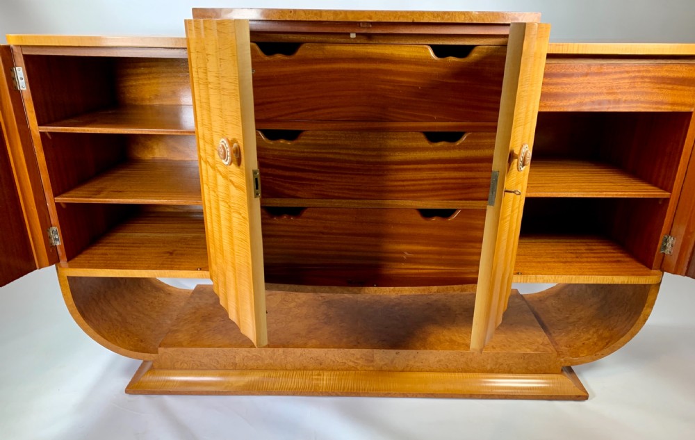 Art Deco Epstein Maple Sideboard View VII
