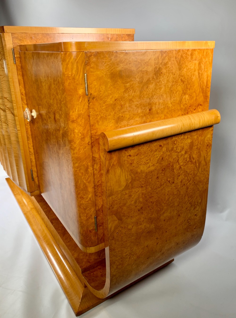 Art Deco Epstein Maple Sideboard View IX