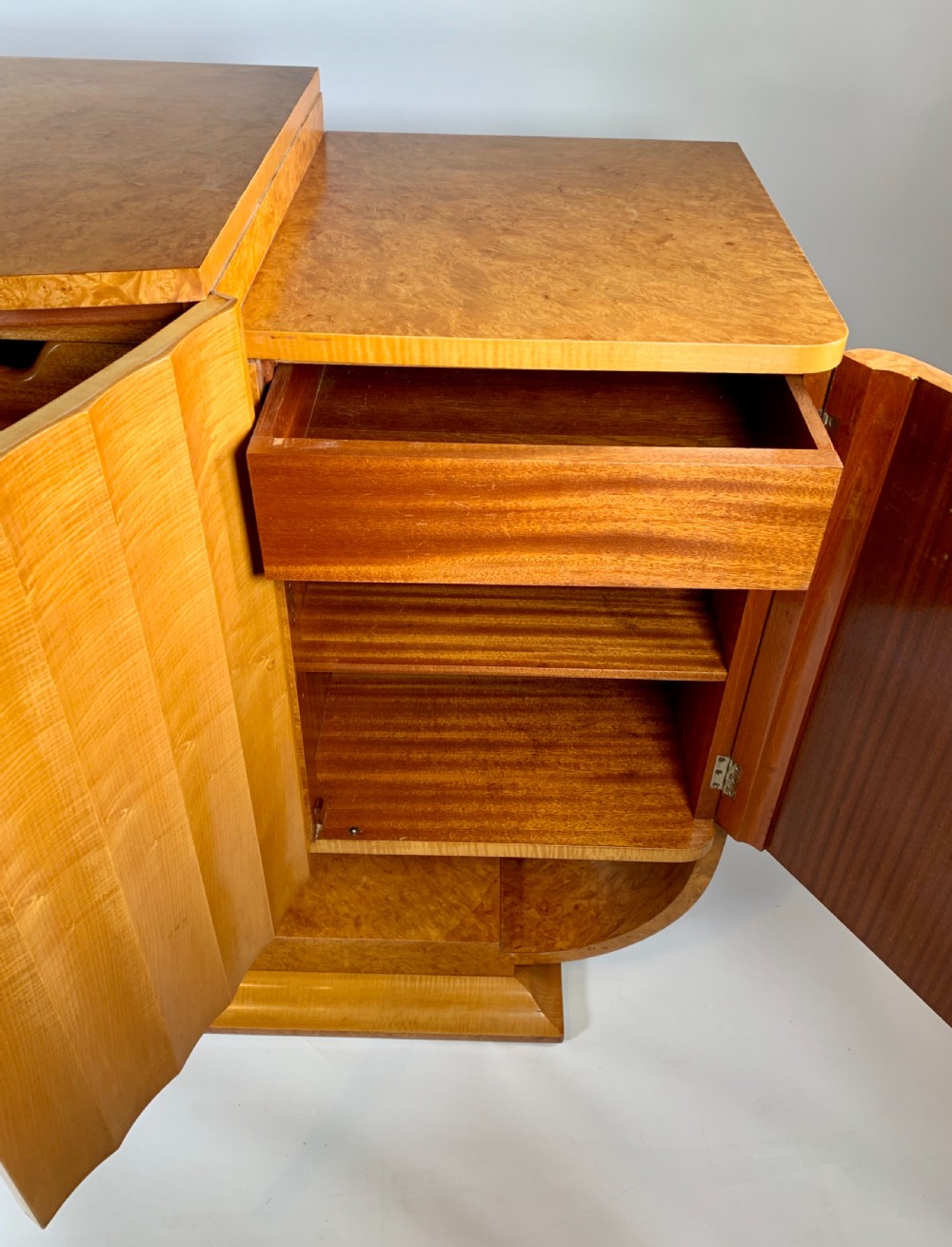 Art Deco Epstein Maple Sideboard View XI