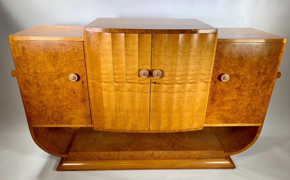 Art Deco Epstein Maple Sideboard View XV