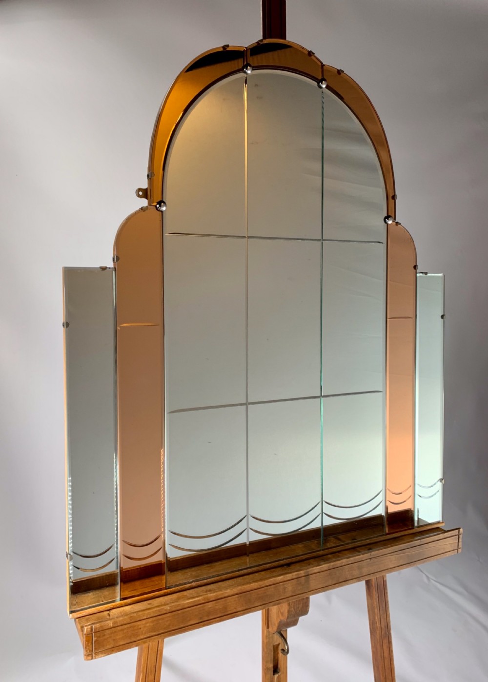 Large Art Deco Mirror View II