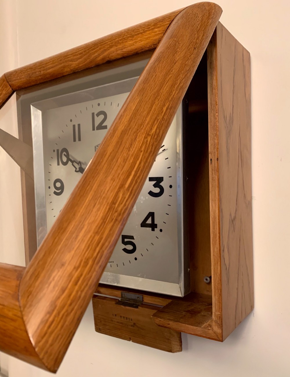 Art Deco Wall Clock by ODO View V