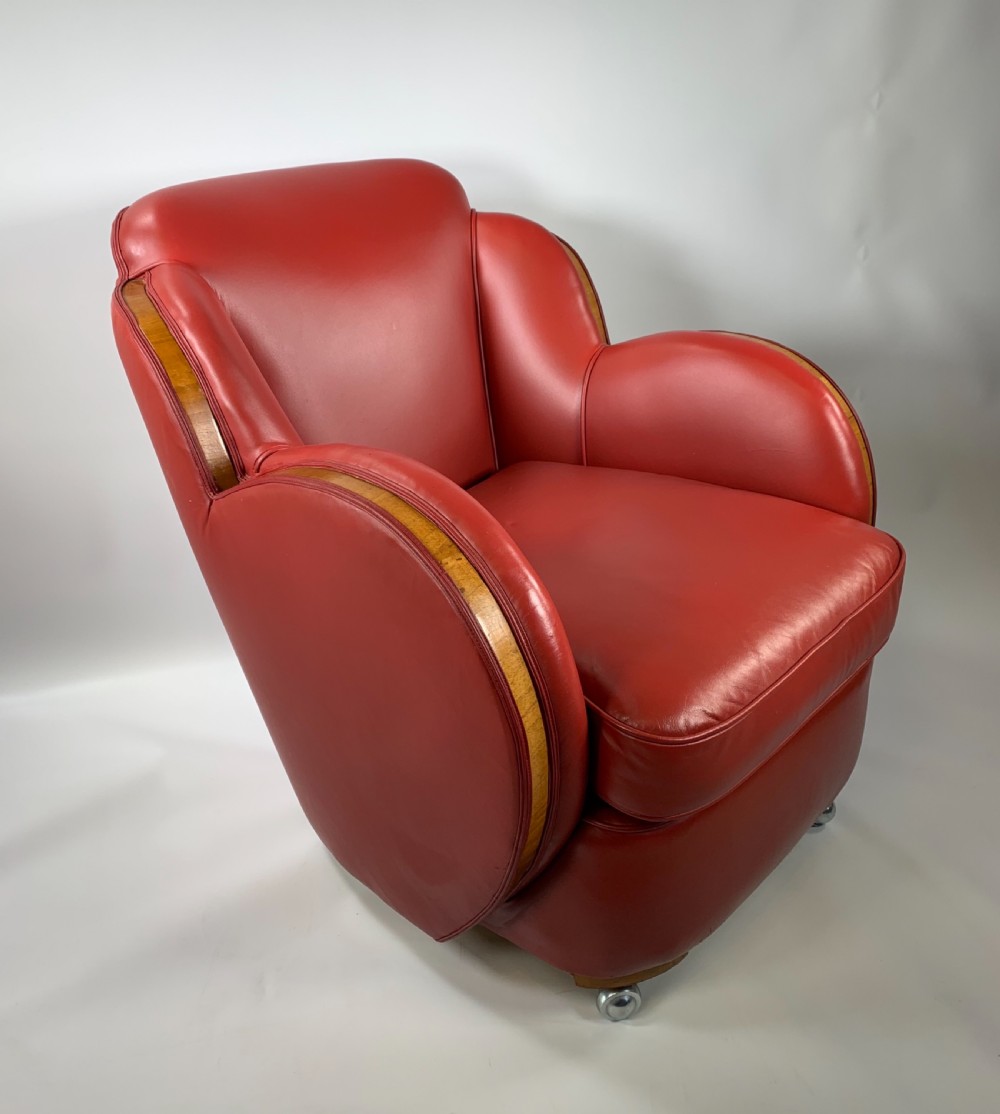 Art Deco Epstein Cloud Armchair View II