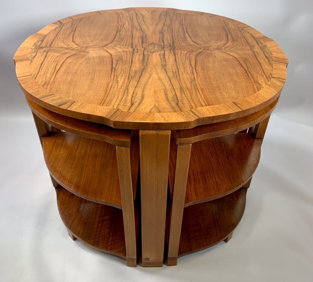 Art Deco Epstein Nest of 5 Tables