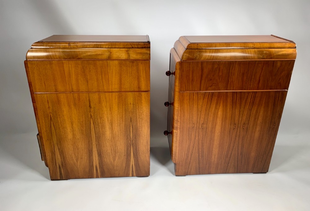 Pair of Art Deco Bedside Cabinets  View VI