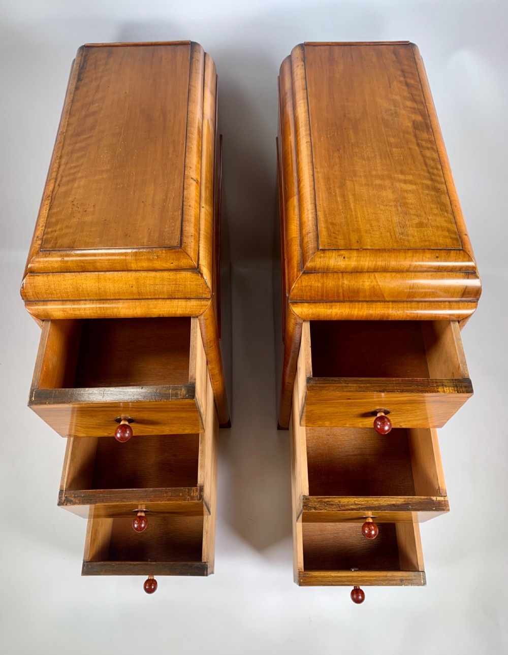 Pair of Art Deco Bedside Cabinets  View VIII