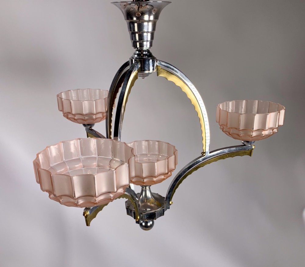 Art Deco Ceiling Light View V