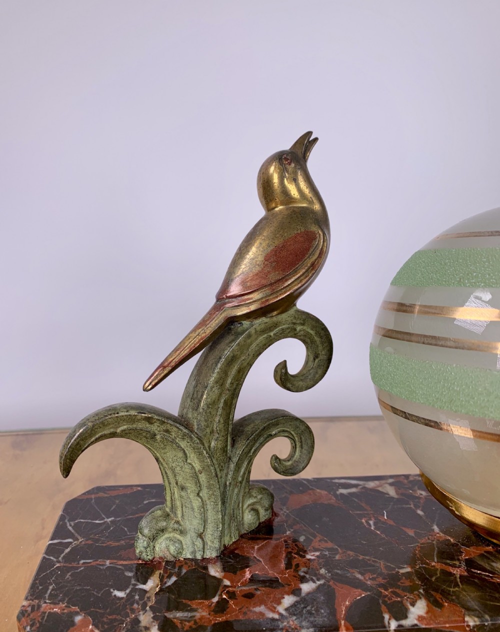 Art Deco French Mood Lamp View V