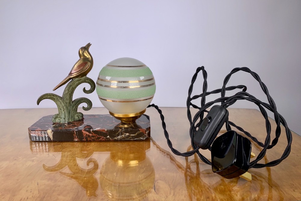 Art Deco French Mood Lamp View VII
