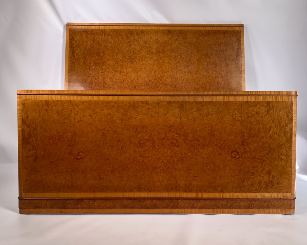 A Fine Art Deco Head and Footboard View II
