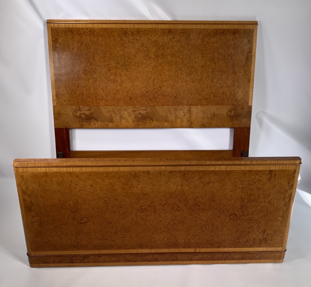 A Fine Art Deco Head and Footboard View IV