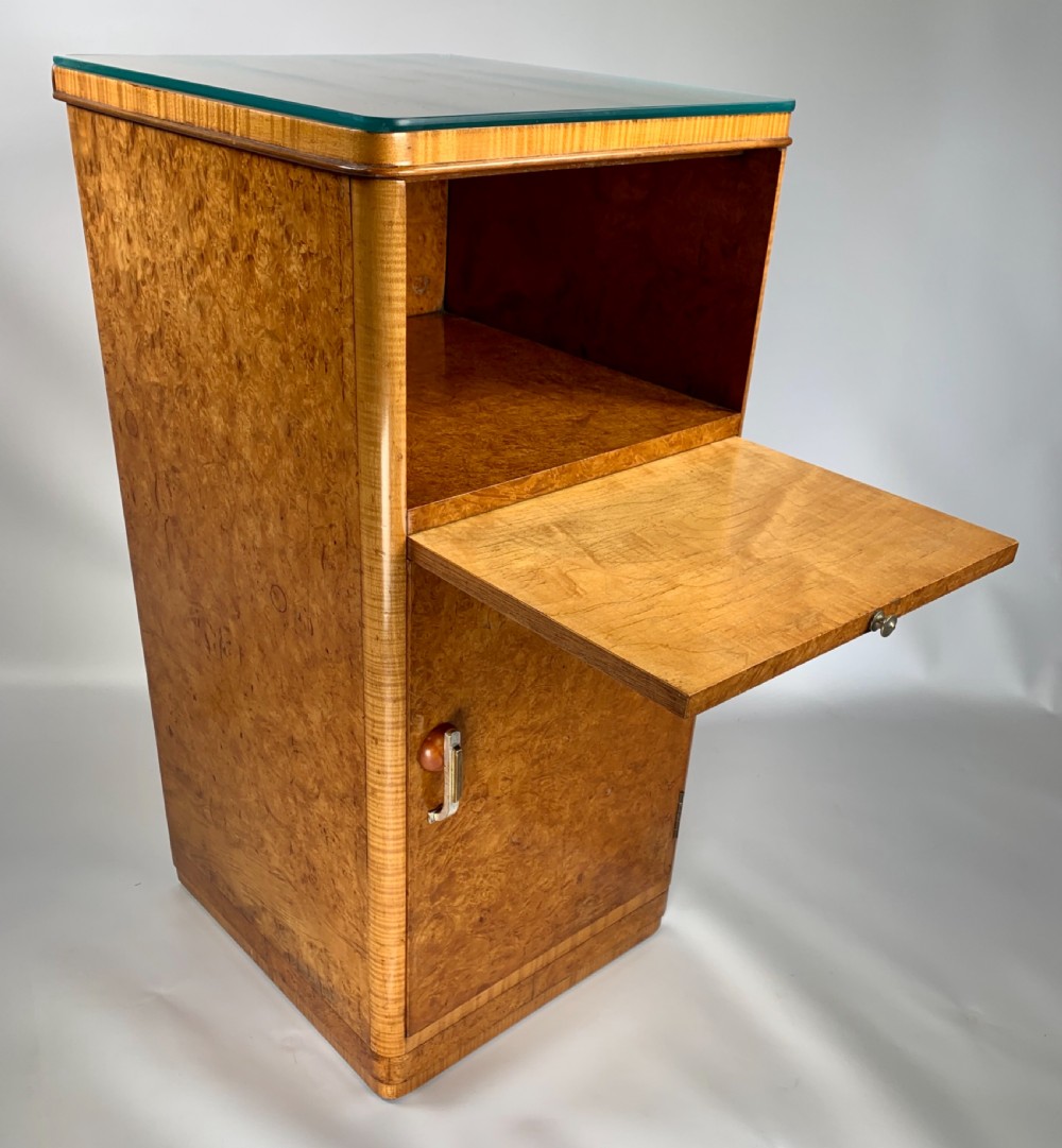 A Fine Art Deco Bedside Cabinet View IX