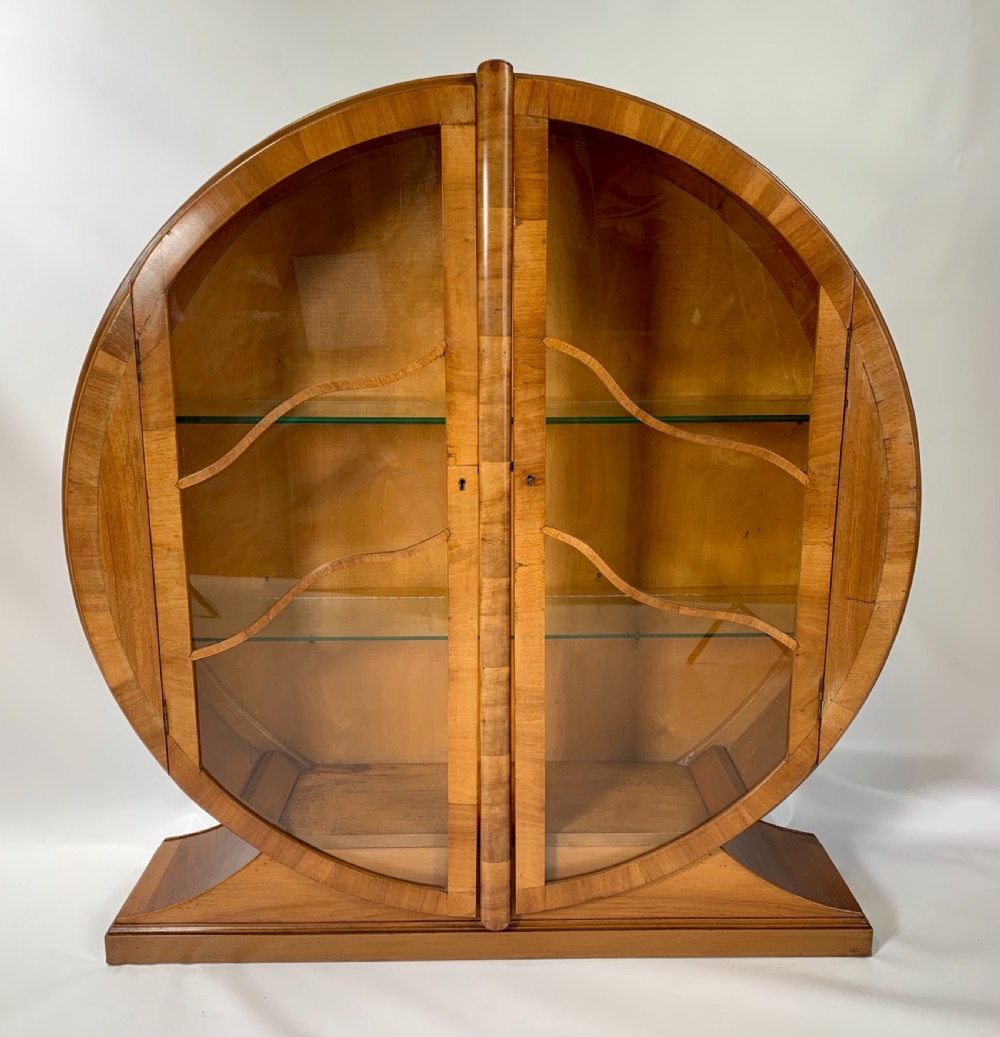 Art Deco Circular Display Cabinet