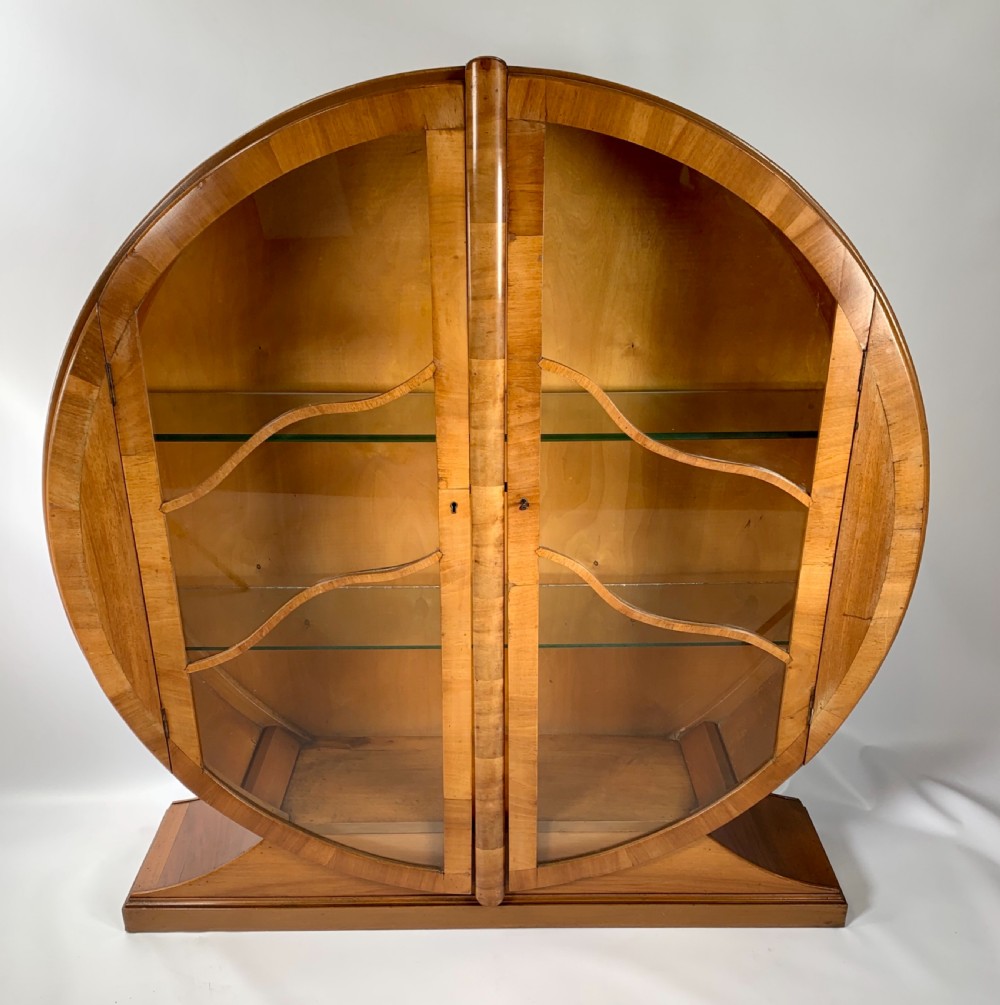 Art Deco Circular Display Cabinet View V
