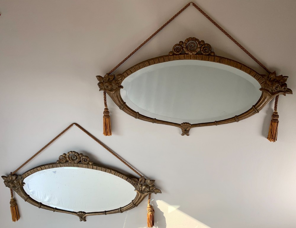 A Pair of French Art Deco Mirrors