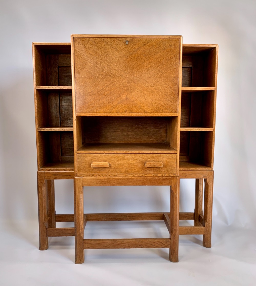 1930s Oak Bureau in the style of Heal's View III